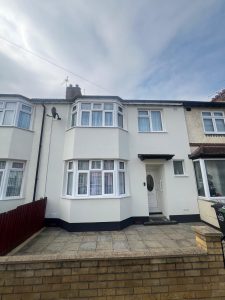 Walthamstow London NORTHHUMBERLAND RD 100mm Insulated & RENDER