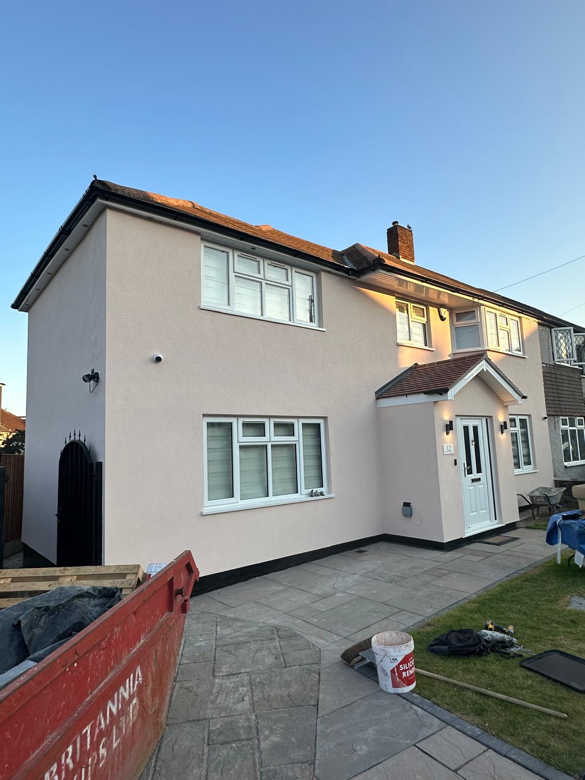 Hainault - Penhurst Road London 50mm insulated render